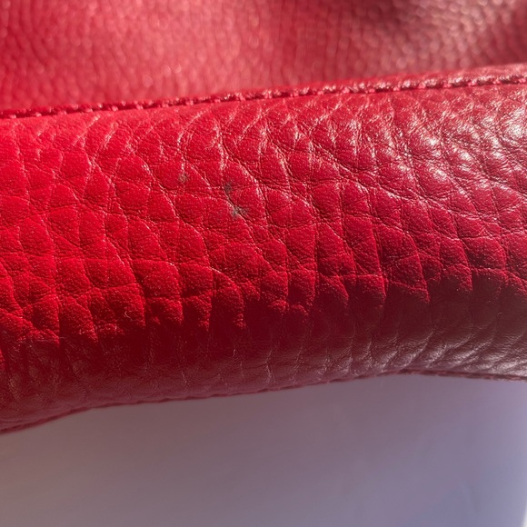 Cole Haan Rounded Hobo Caribbean, Leather, Red - Picture 14 of 16